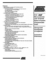 DataSheet ATmega164P Automotive pdf